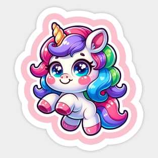 Kawaii Unicorn Sticker